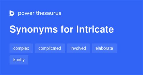 intricate synonym